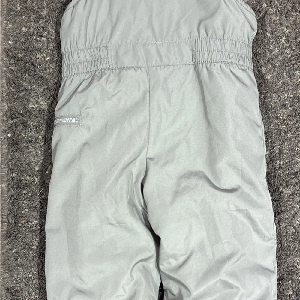 Carter's Gray Overalls with Green Accents